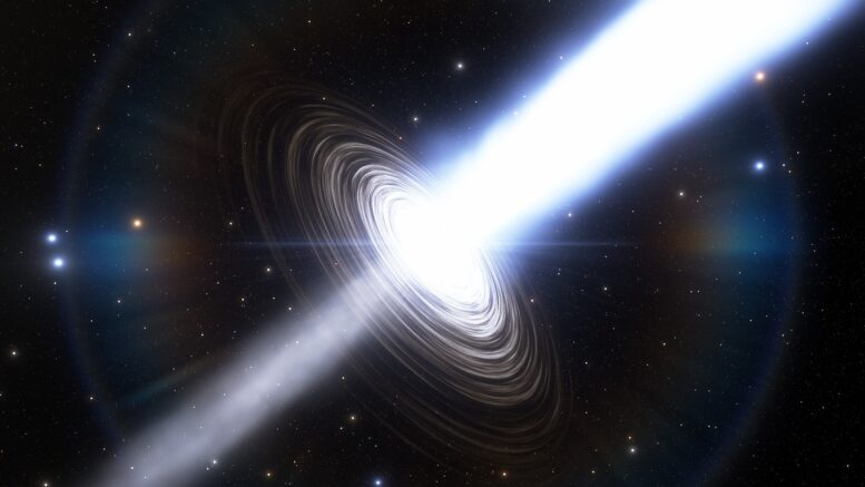 Una galassia sta rendendo le nuove stelle più veloci del suo buco nero può farle morire di fame per il carburante