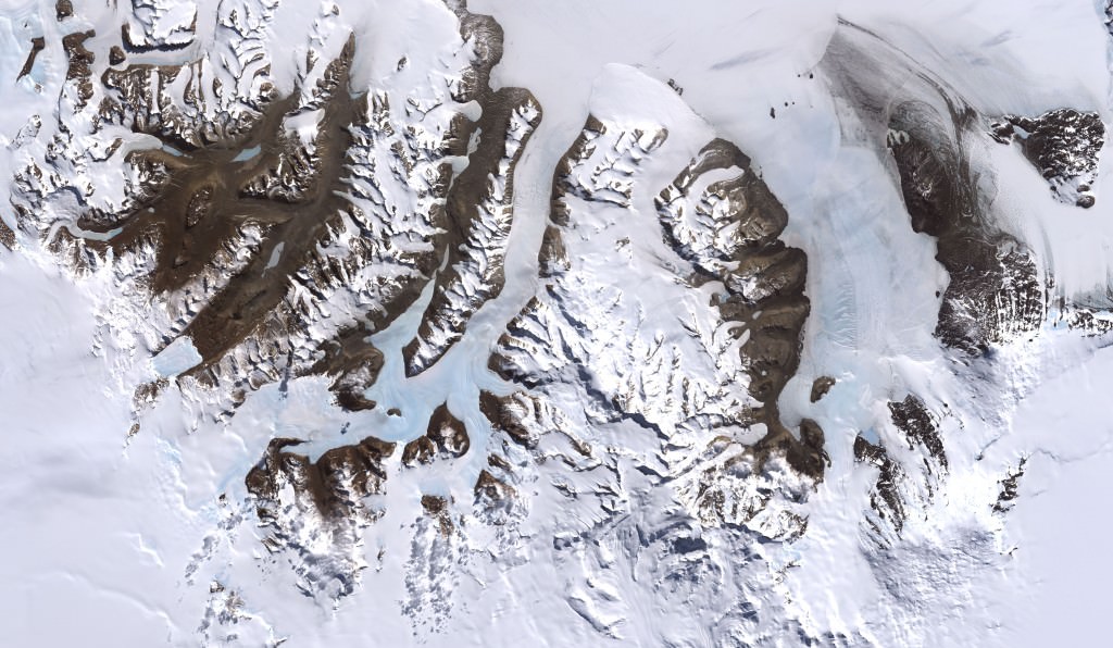 Immagine delle valli secche McMurdo in Antartide