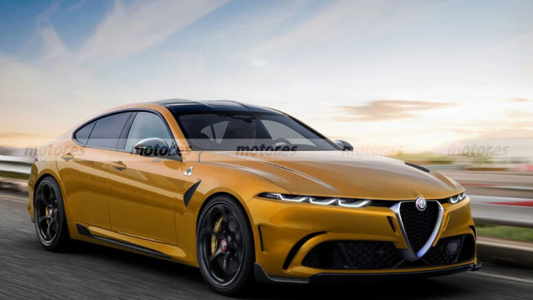 Alfa Romeo sta preparando un rivale della BMW Serie 5?