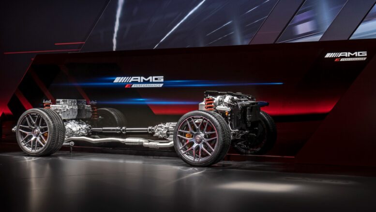 Mercedes-AMG Condividi i dettagli sulla baderna ibrida a quattro cilindri da 644 CV (480 kW)